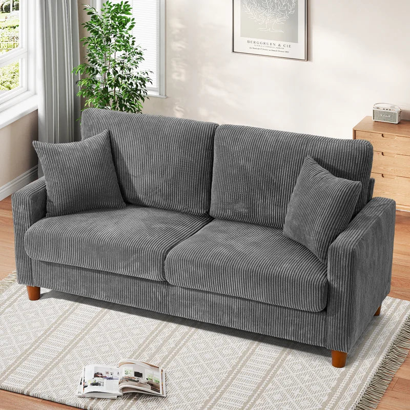 🔥2 Seater Corduroy Sofa | Limited-Time Offer | Cash on Delivery🔥
